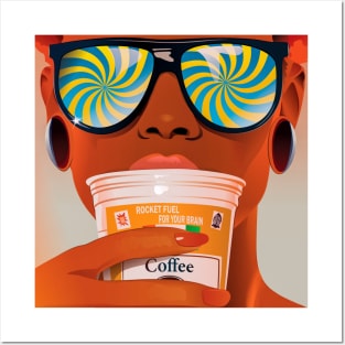 Coffee drink Posters and Art